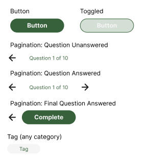 Green Garden App Button Designs Green Garden App Button Designs